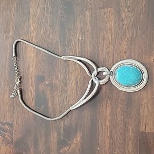 Divide and RULER - blue - Paparazzi necklace